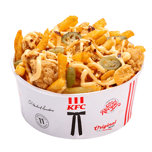 HOME Cheesy Chicken Loaded Fries